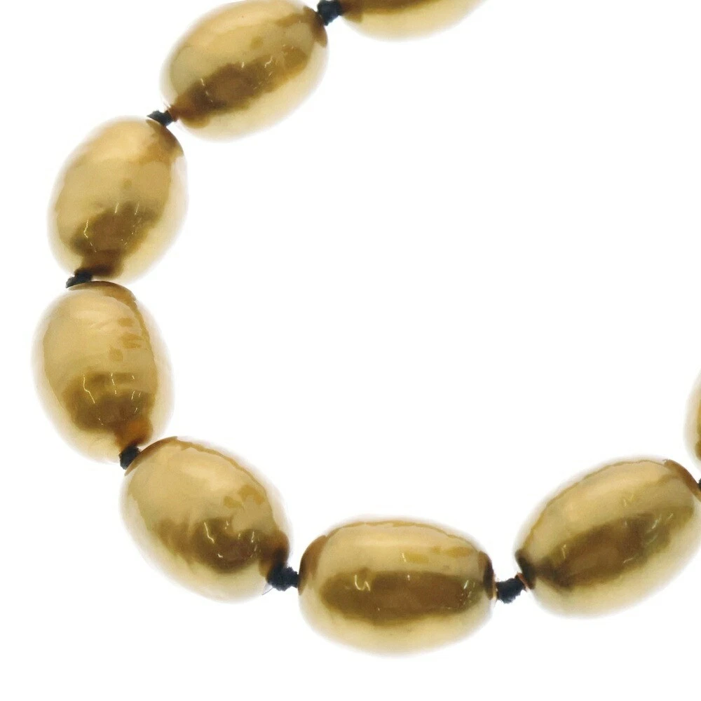 CHANEL Collana Motivo Ghianda Perla Dorata Girocollo Gp Oro 94 Accessori Vi