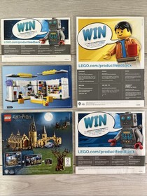 lego instruction manuals Star Wars 75183 Harry Potter 75969, 75956& More Lot 5