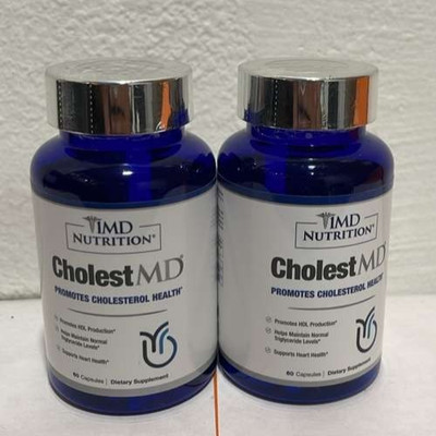 1MD Nutrition CholestMD with Olive Leaf Extract, 60 Capsules ( pack of 2 )