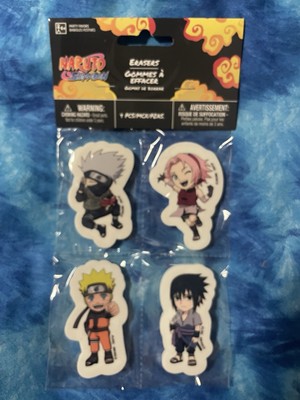 Naruto Shippuden Erasers Party Favors 4 Pieces Decoration