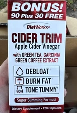 Cider Trim, Apple Cider Vinegar, 120 Capsules