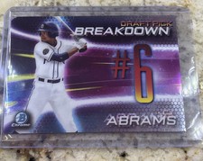 2019 Bowman Draft - Chrome Bowman Scouts Draft Pick Breakdown C.J. Abrams