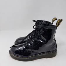 Dr. Martens Junior 1460 Glitter Patent Leather Boots Kids US 1 / EU 32