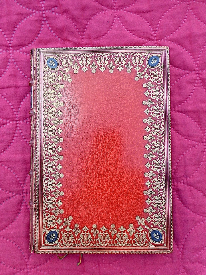 RELIURE MOSAIQUEE BRETAULT AQUARELLE Henry SOMM Sylvie NERVAL 1886 JAPON N° 86 - Photo 2/4