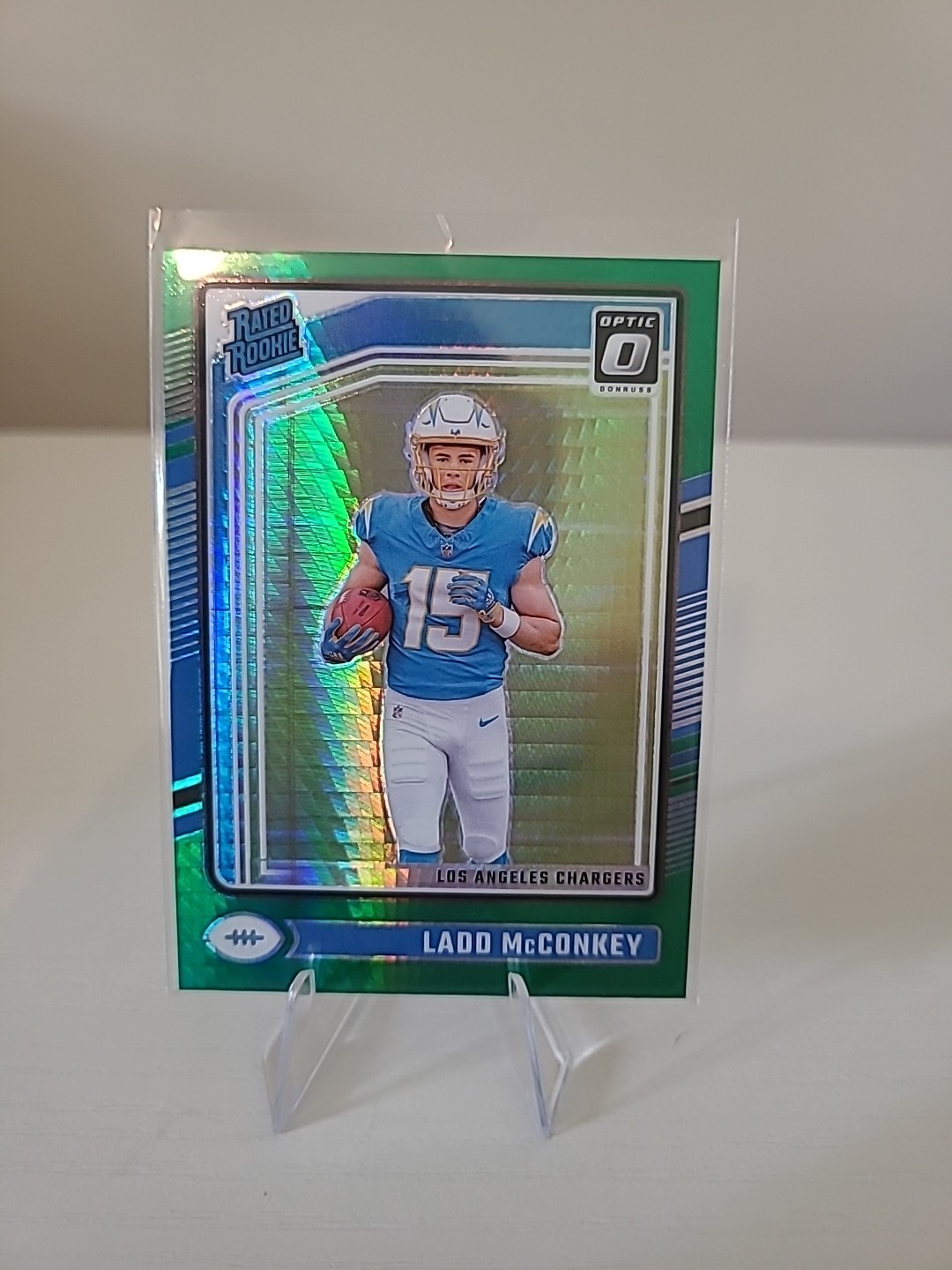 Ladd McConkey Green Hyper #266