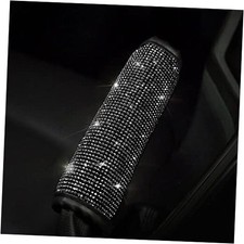 Bling Car Handbrake Cover with Crystal Diamond Sparkling Auto Handbrake Black