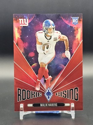 2024 Phoenix Malik Nabers Rookie Rising Red /99 RC Giants