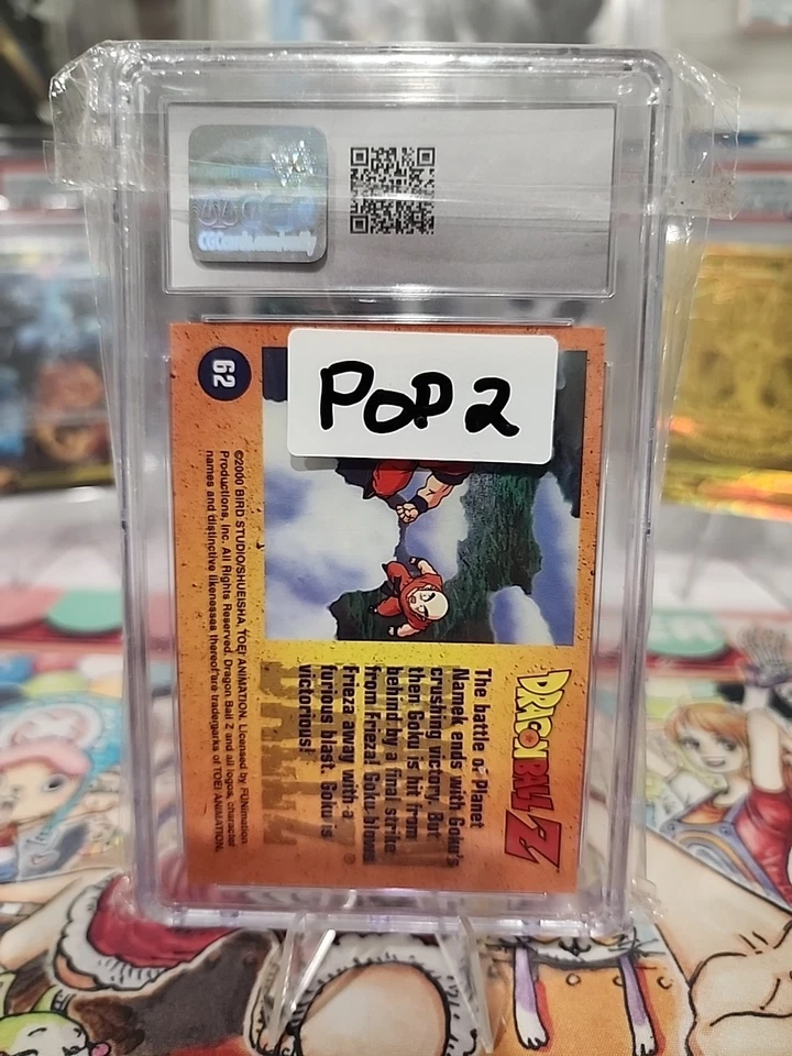 dragon ball z Goku chromium 2000 Artbox #62 CGC 10 POP 2 - Image 3 of 3