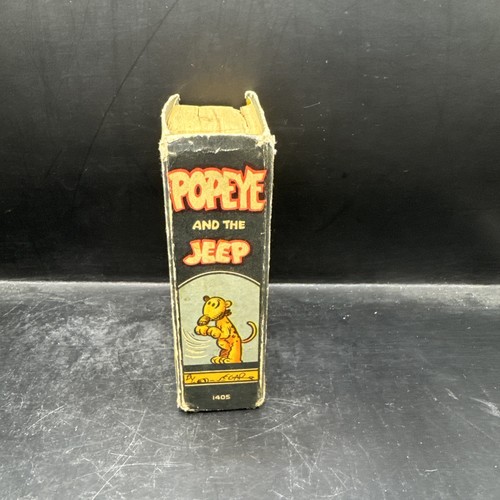 H706 Popeye And The Jeep 1405 1937 Big Little Book (BLB) - Picture 2 of 4