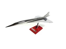 OPO 10 - Aerospace Concorde 1969 Scale 1/200 (30 cms) Silver - Airplane Silve...