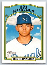2021 Topps Heritage Minor League Ben Hernandez Rookie RC #169