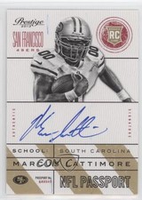 2013 Panini Prestige NFL Passport Signatures Marcus Lattimore #27 Auto s1i