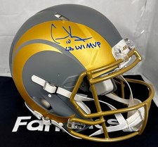  COOPER KUPP -SUPERBOWL 56 MVP - SIGNED- AUTHENTIC SPEED HELMET - RAMS #10/10