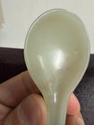 Very Fine Antique/ Vtg. Chinese HK Export Jade Spoon — photo 5