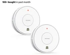 Photoelectric Smoke Alarm 10 Year Battery 2 Pack