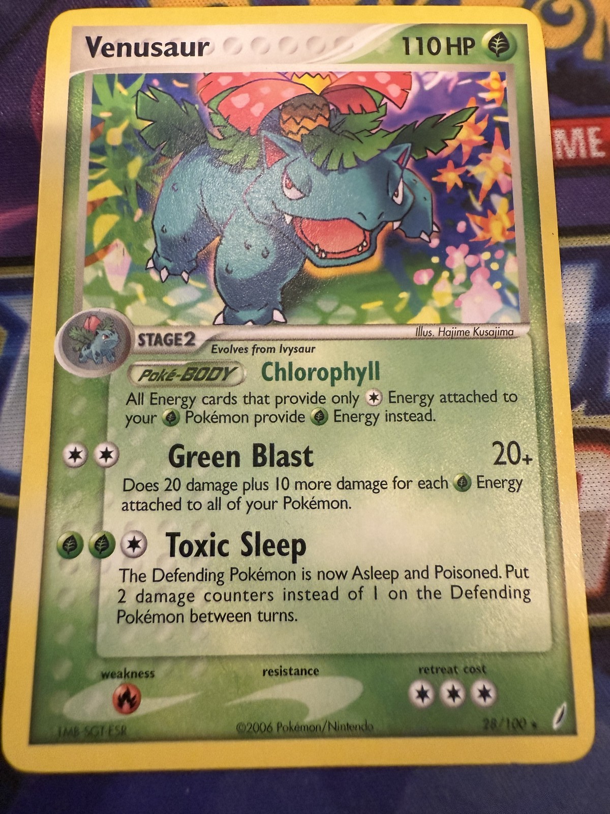 Venusaur Rare Crystal Guardians 28/100 NM
