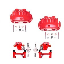 Front Rear Calipers Cobra Style Powder Coated Red Mustang 1994-2004
