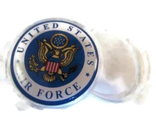 2" challenge coin holder w/your favorite USAF AIR FORCE logo on top