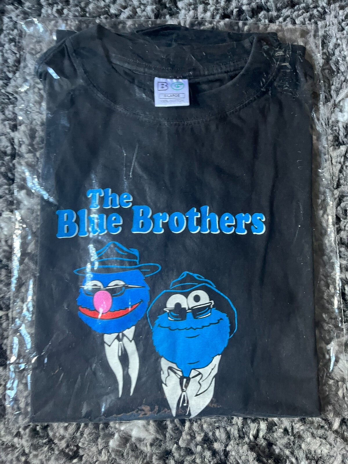 90s The Blue Brothers Sesame Street T-Shirt. Vintage 1990s Muppets Jim Henson XL