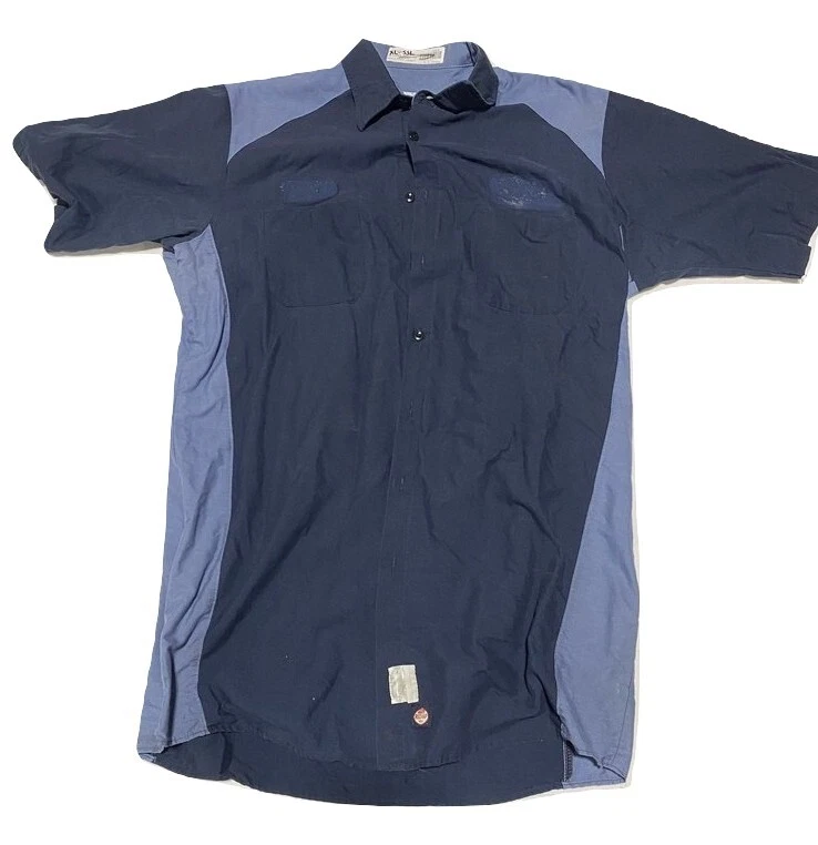 Camisa Motorsports Mechanic Auto Tech Uniforme Gorra Roja Trabajo Usada Manga Corta Larga Foto 2 de 4