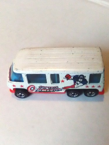 HOT WHEELS 1976 GMC MOTOR HOME, CAPTAIN AMERICA, RARE, PEEP