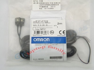 1PCS New For OM E3T-FT22 Fiber Optic Photoelectric Switch E3TFT22