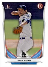 2014 Bowman Draft #DP98 John Richy Los Angeles Dodgers Baseball Card