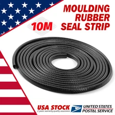 10M -Car Door Edge Protector Strip Trim U-shape Rubber Guard Seal Black