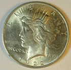 1922 silver Peace Dollar -Choice UNC- (#322c)