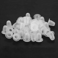 100pcs Tattoo Ink Cup Pigment Container Caps Silicone Permanent Makeup Eyebrow