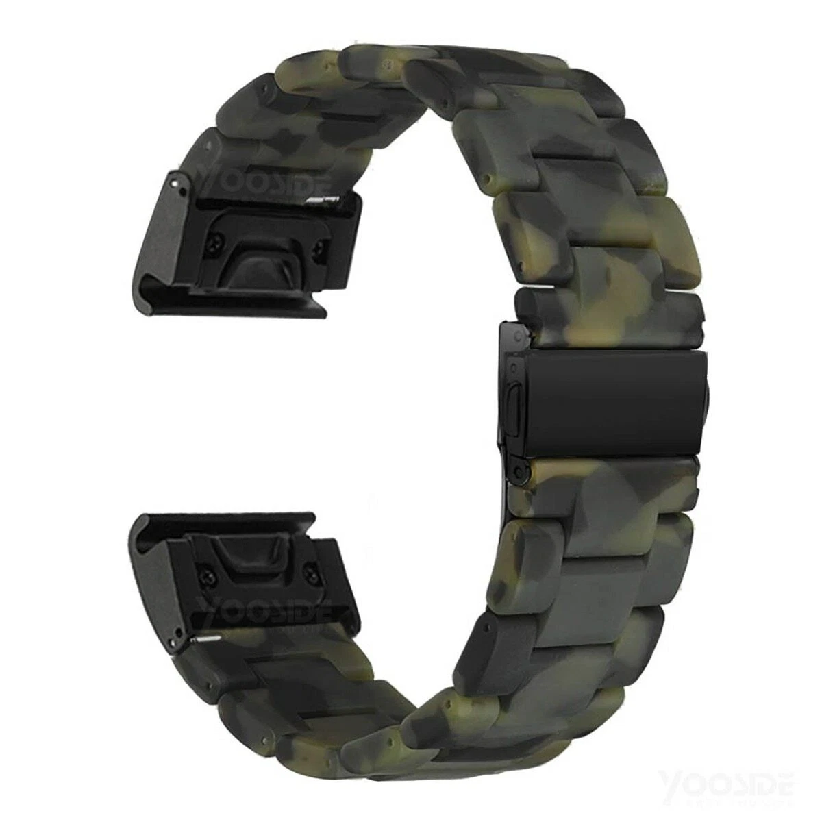 Quic Fit Hybrid Camo Resin Wristband Strap for Garmin Instinct