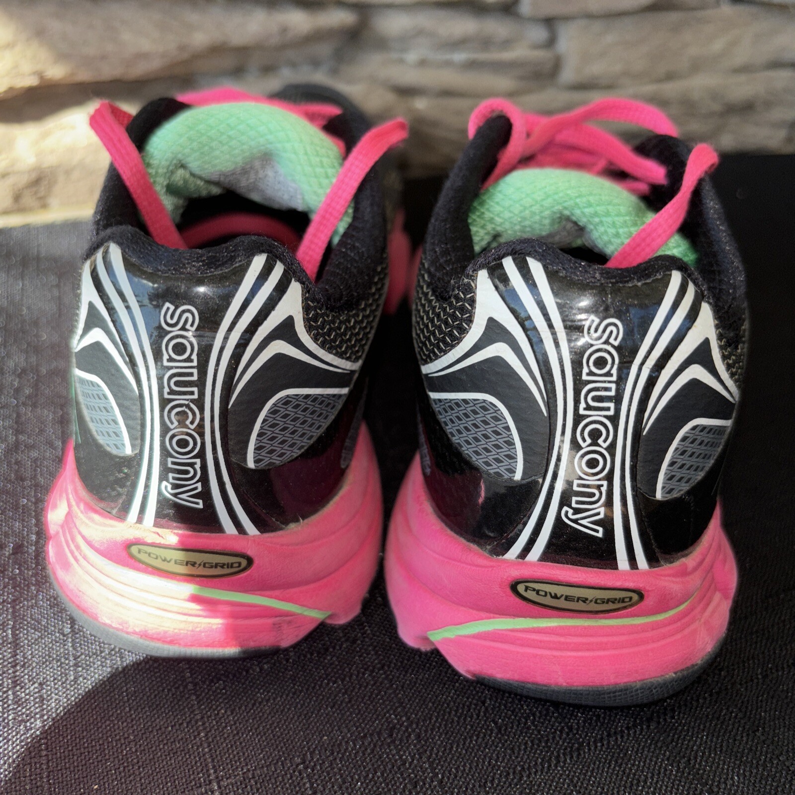 Saucony Mirage 4 Women's Size 6.5 Black  Pink & White Running Sneakers thumbnail 8