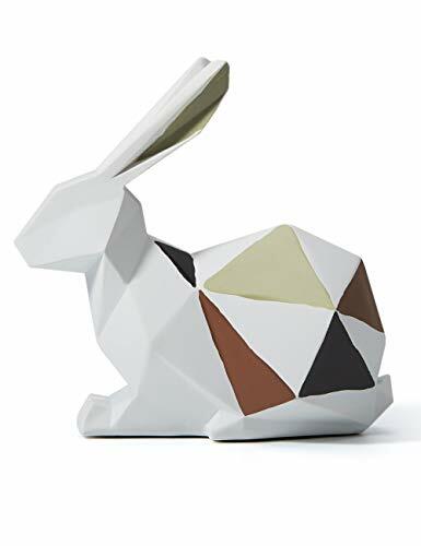 Amoy-Art Statuetta Figurina Coniglio Scultura Decorazione Decorativo Animali per