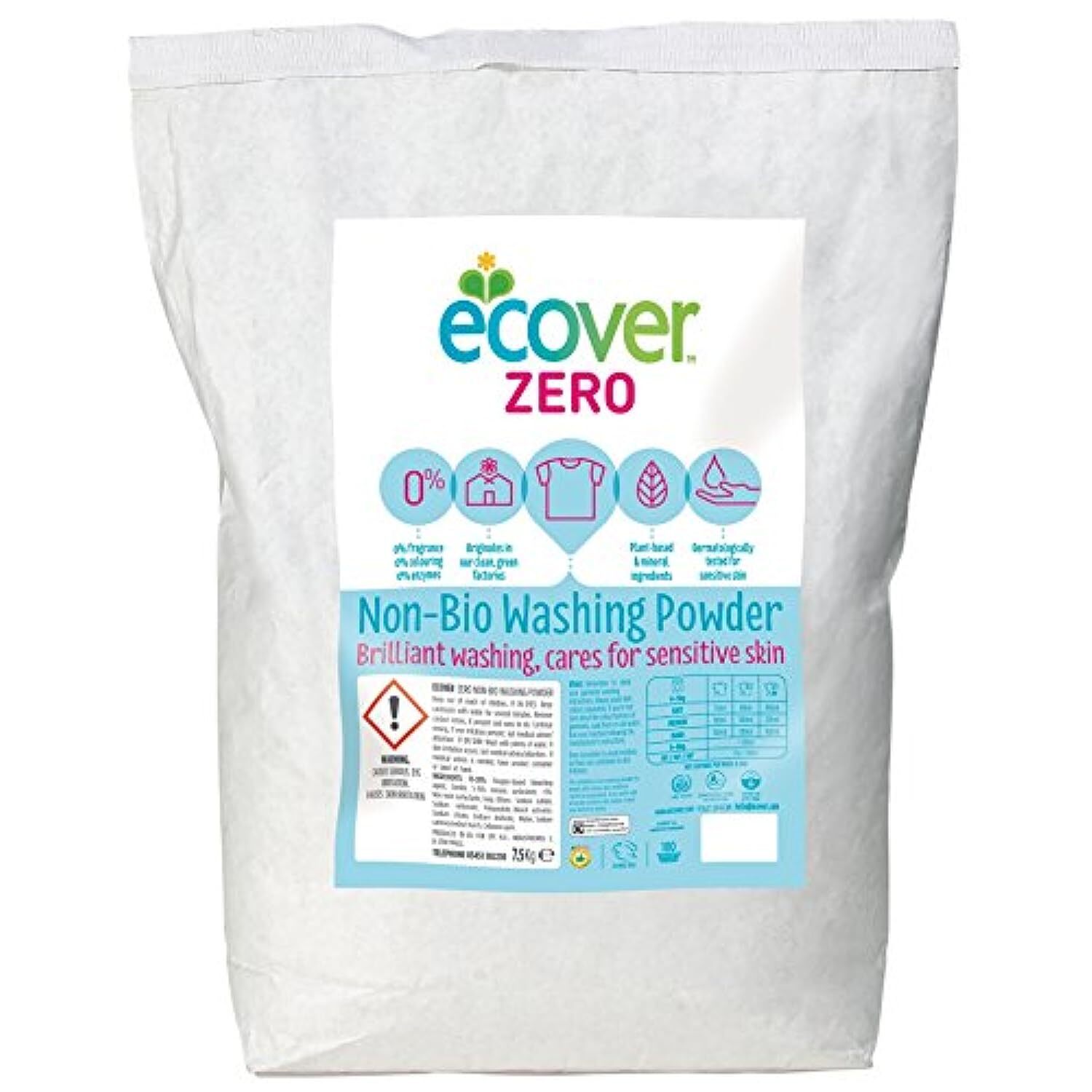 ECOVER Ecover Zero Washing Powder 7.5kg2 Pack eBay