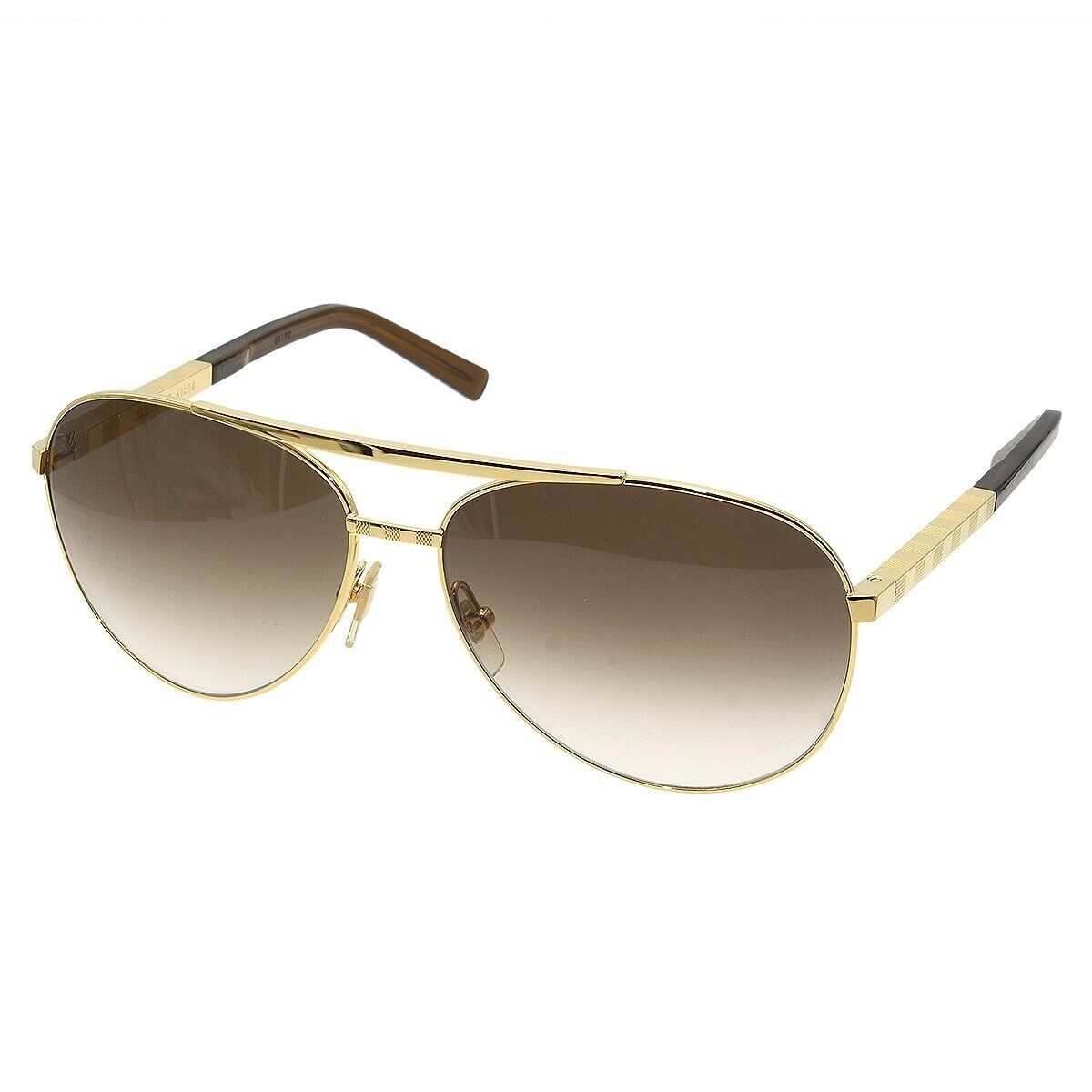 Louis Vuitton Attitude Pilote Sunglasses Z0339U Gold - LabelCentric