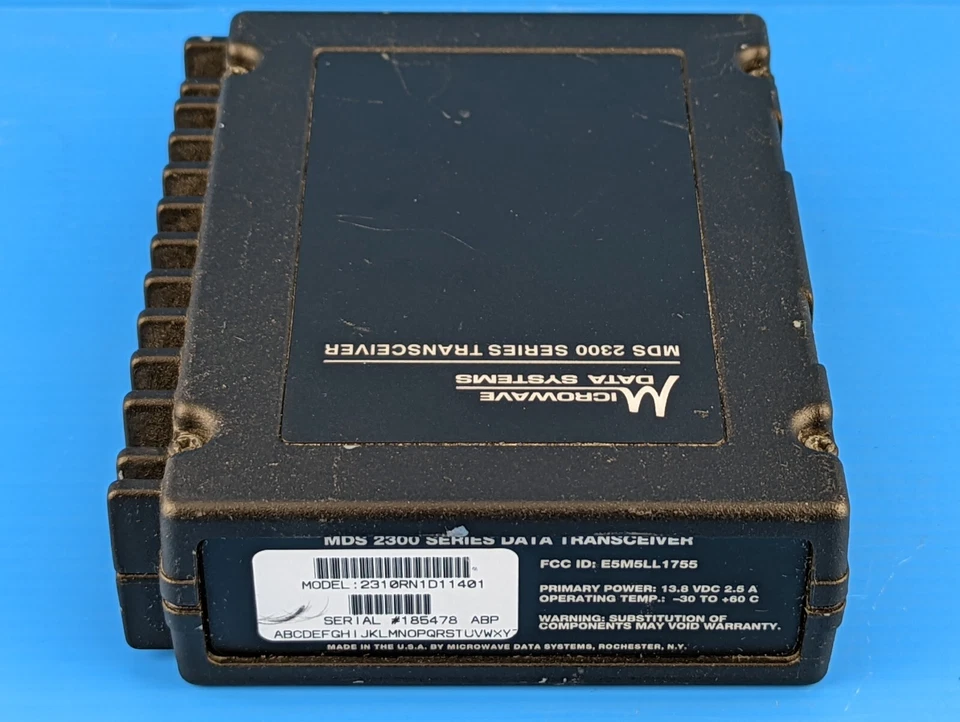 General Electric 2310RN1D11401 Data Transceiver , MDS 2300 Series E5M5LL1755 - Image 4 of 4