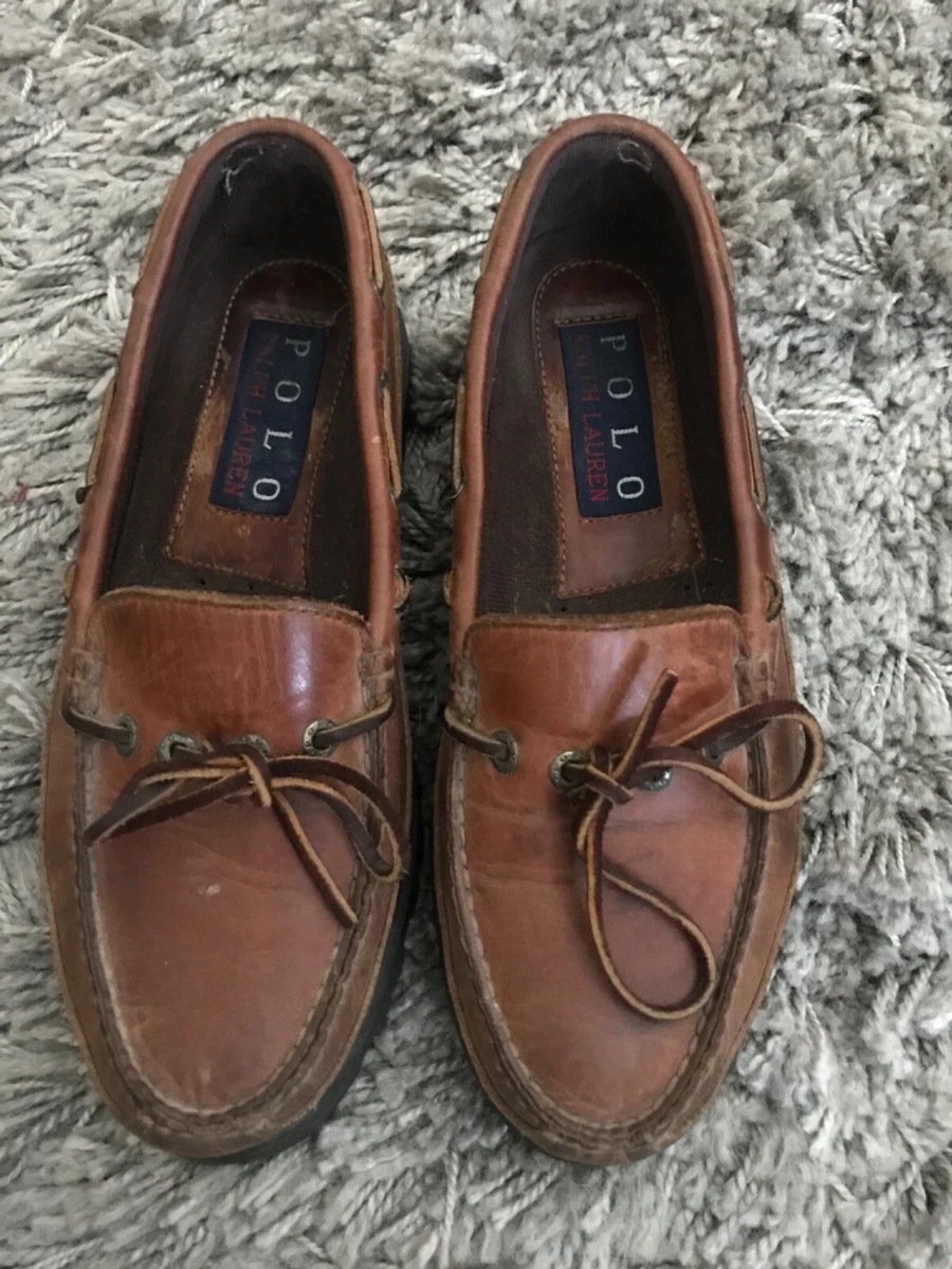 Brown polo loafers cheap