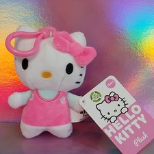 HELLO KITTY PLÜSCH Figur als Anhänger für Schlüssel oder Schultasche NEU 12cm