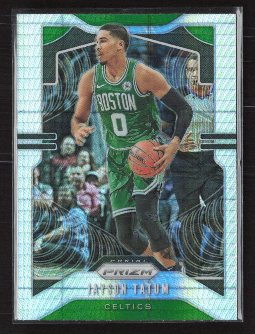 2019-20 Panini Prizm #39 Jayson Tatum Prizms Hyper Boston Celtics (JB)