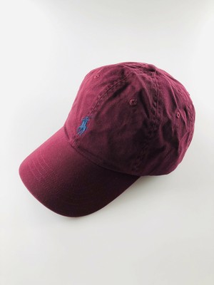 maroon polo cap