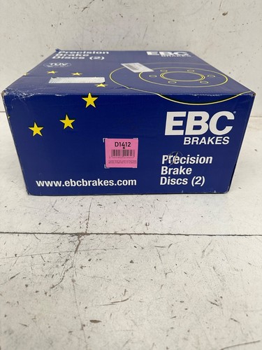 EBC Rear Brake Discs x2 292mm for NISSAN QASHQAI 350Z JUKE SKYLINE X TRAIL D1412 - Picture 2 of 4