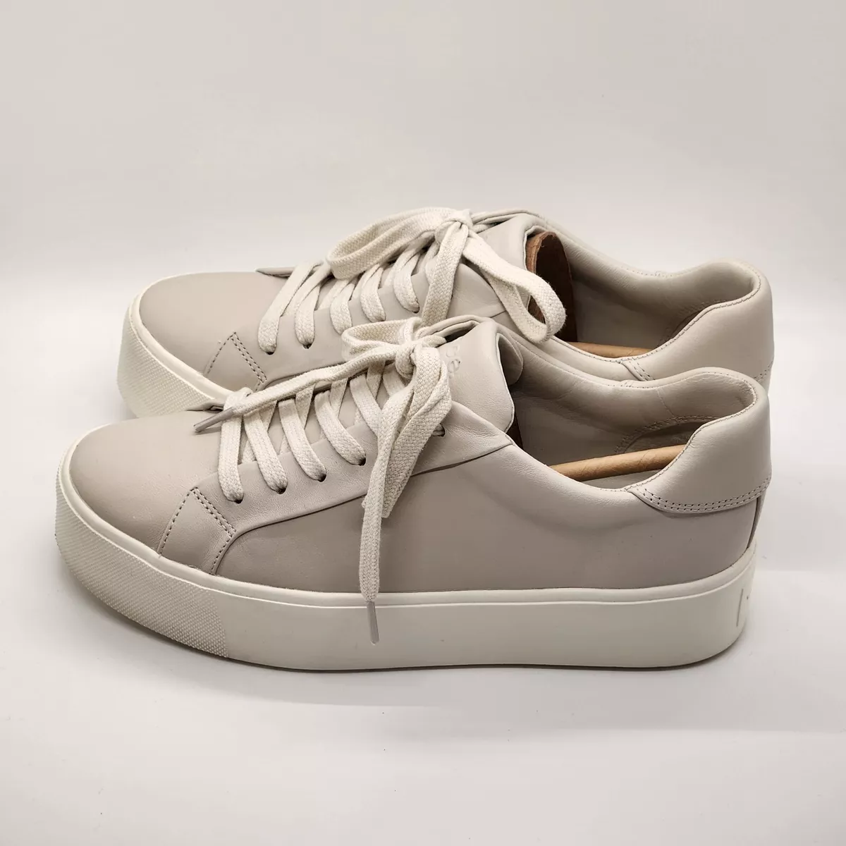 Vince white platform sneakers sale