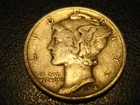 1942-P 90% Silver Mercury Head Dime VF+        ^^^^^