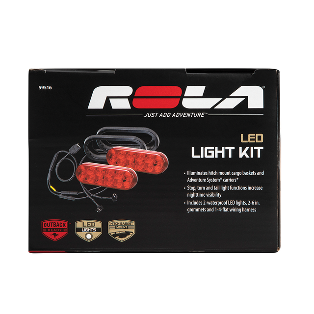 DrawTite Cargo Carrier LED Light Kit Plastic lens 4way Connector