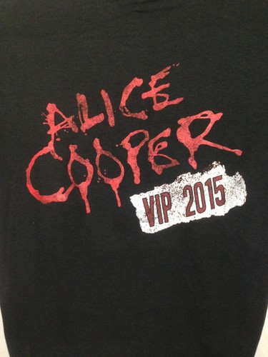 Alice Cooper T-Shirt neu - schwarz - Medium - schwer zu finden 2015 Tour Merchandise NOS - Bild 4 von 5