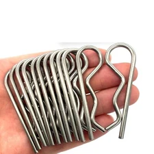 R CLIPS PINS SPRING PIN RETAINING CLIPS HAIR PIN SPRING COTTER PIN 304 STAINLESS