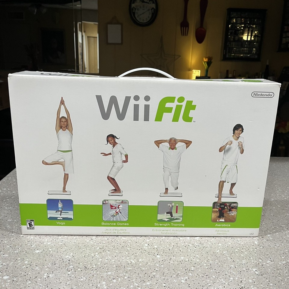 Nintendo Wii Wii Fit Balance Board /w Game 45496901080 eBay