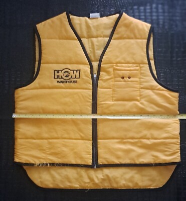 Vintage 1980's Mr How Warehouse Lightweight Down Vest X Large Unique Rare
