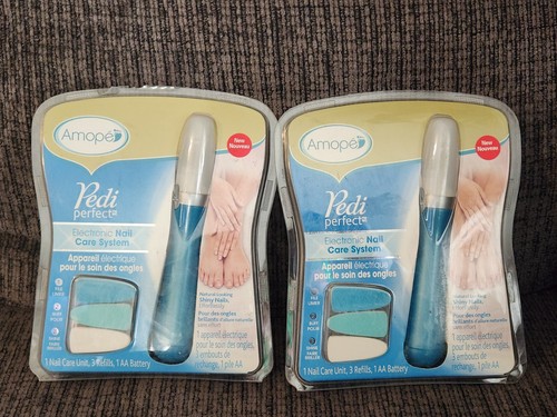 2 NEW Amope Pedi Perfect Electronic Nail Care System and Refills | eBay