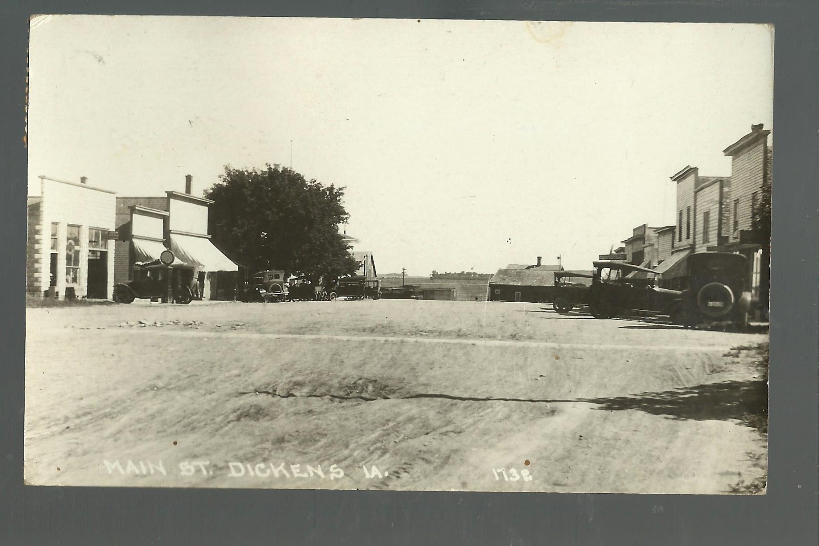 Dickens IOWA RP 1923 MAIN STREET nr Spencer Ruthven Lake Okoboji